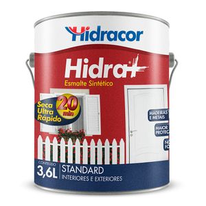 Esmalte Síntetico Hidracor Hidra Preto 3,6L