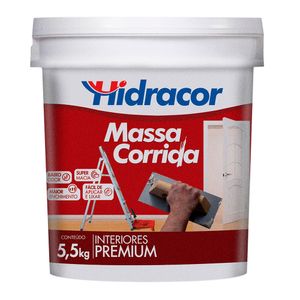 Massa Corrida Hidracor Saco De 5,5Kg