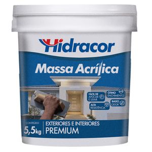 Massa Acrílica Hidracor 5,5Kg