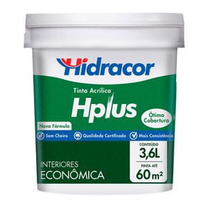 Tinta Acrílica Imobiliária Hidracor Hplus Areia 3,6L