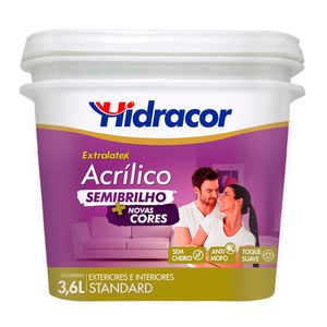Tinta Imobiliária Hidracor Semi-Brilho Extralatex Camurça  3,6 Galão