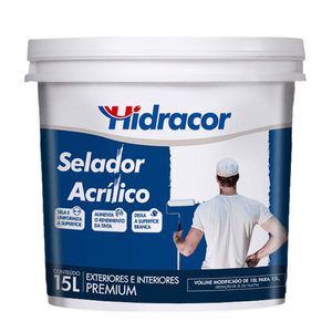 Selador Acrílico Pigmentado Hidracor Balde Branco 15L
