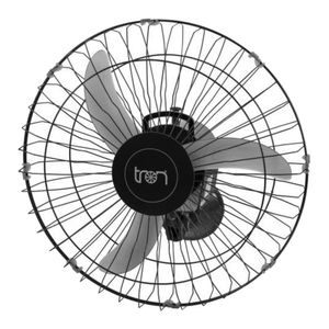 Ventilador Parede 50CM com 3 Pás AT C1 140W Preto 220V - TRon