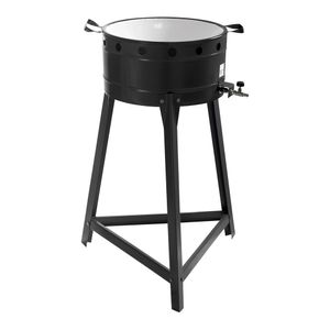 Fritadeira a Gás Tron 40cm com Tacho Preta