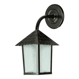 Arandela Colonial 4 faces 1X100W Preta - Blumenau