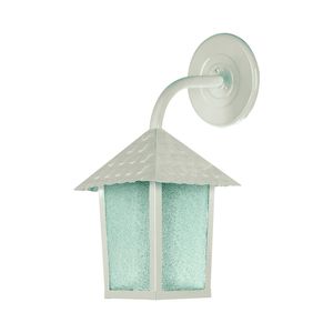 Arandela Colonial 4 Faces Branco 1x100W - Blumenau
