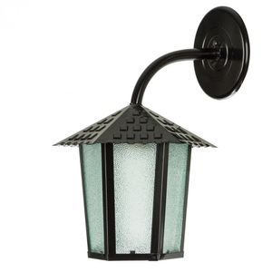 Arandela Blumenau Colonial 6 Faces 26x40cm 1x100w Preta