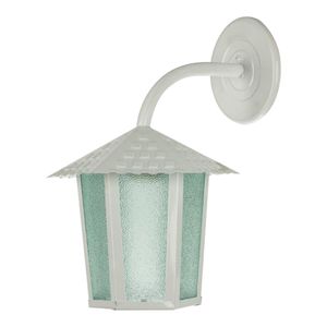Arandela 4 Faces Colonial 1X100W Branco 20X19CM - Blumenau
