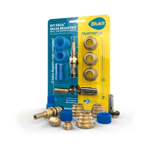 Kit Fácil para Registro Blukit sem Acabamento 10 em 1