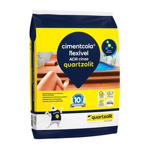 Argamassa Interna e Externa Cimentocola Flexível AC3 20KG - 0069.00001.0020PL - Quartzolit