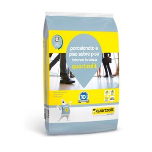 Argamassa Interna Piso Sobre Piso Branco 20KG - 0046.00000.0020PL - Quartzolit