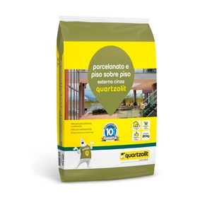 Argamassa Interna e Externa para Porcelanatos e Piso Sobre Piso 20KG - 0100.0001.0020PA/PL - Quartzolit