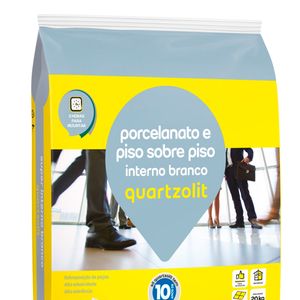 Argamassa Interna Piso Sobre Piso Branco 20KG - 0046.00000.0020PL - Quartzolit