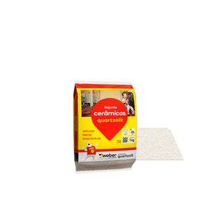 Rejunte Flexível para Cerâmica Branco 1KG - 0107.00000.0015FD - Quartzolit