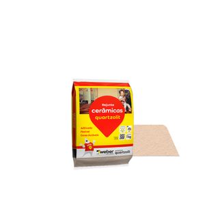 Rejunte Flexível para Cerâmica Bege 1KG - 0107.00013.0015FD - Quartzolit