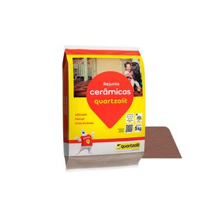 Rejunte Flexível para Cerâmicas Marrom Café 5KG - 0107.00049.0030FD - Quartzolit