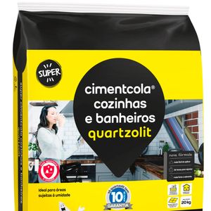 Argamassa para Cozinhas e Banheiros Cimentocola Super 20KG - 0118.00001.0020PL - Quartzolit
