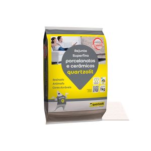 Rejunte para Cerâmicas e Porcelanatos Branco 1KG - 0110.00000.0015FD - Quartzolit