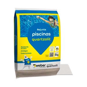 Rejunte para Piscina Cinza Platina 5KG - 0108.00020.0030FD - Quartzolit