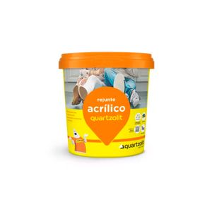 Rejunte Acrílico para Cerâmicas e Porcelanatos Cinza Platina 1KG - 0286.00020.0006CX - Quartzolit