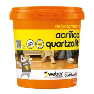 Rejunte Acrílico Weber Marrom Café 1KG - 0286.00049.0006CX - Quartzolit