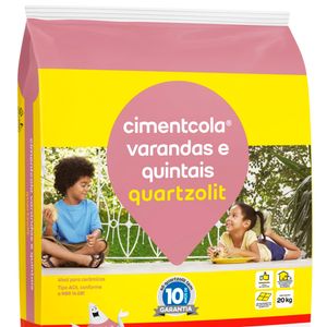 Argamassa para Varandas e Quintais Cimentcola AC2 20KG - 0309.00001.0020PL - Quartzolit