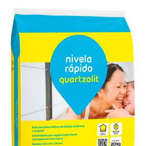 Argamassa Autonivelante Nivela Rápido 20KG - 0288.00001.0020PLH - Quartzolit