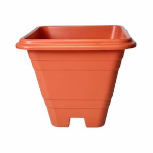 Vaso Merconplas Vaso Quadrado N 17 Marrom