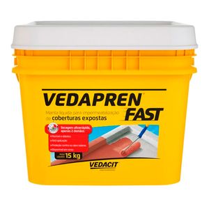 Manta Líquida Vedapren Fast Branco 15KG - Vedacit