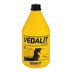 Aditivo Plastificante Concentrado para Argamassas e Reboco Vedalit 3,6L - Vedacit