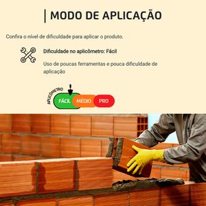 Aditivo Plastificante Concentrado para Argamassas e Reboco Vedalit 3,6L - Vedacit