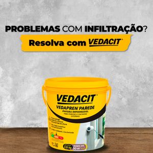 Impermeabilizante para Parede Vedapren 18KG - Vedacit