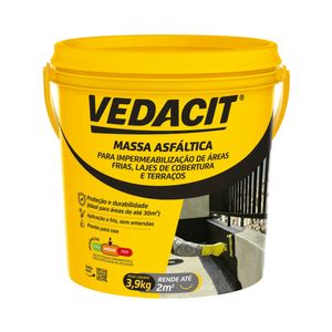 Impermeabilizante Massa Asfáltica Preta 3,9KG - Vedacit