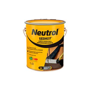 Tinta Asfáltica Impermeabilizante Neutrol 18L Preto - Vedacit
