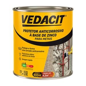 Protetor Anticorrosivo à Base de Zinco 900ML - Vedacit