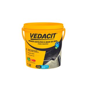 Primer Asfáltico à Base de Água para Mantas 3,6L - Vedacit