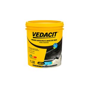 Primer para Manta Asfáltica à Base de Água Eco Preto 900ML - Vedacit