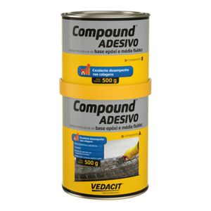 Adesivo Estrutural à Base Epóxi Compound 1KG - Vedacit