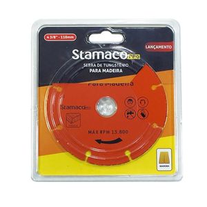 Disco de Tungstênio para Madeira Stamaco 4 3/8