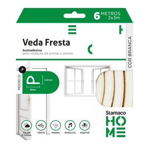 Veda Frestas Stamaco Modelo P 5 M Branco