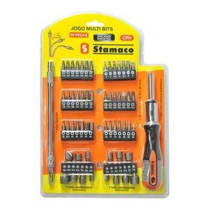 Jogo de Bits Stamaco Multiuso 58 Peças