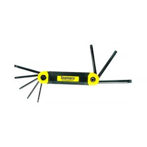 Jogo de Chaves Torx Stamaco ZHA42 T10 a T40 8 Peças