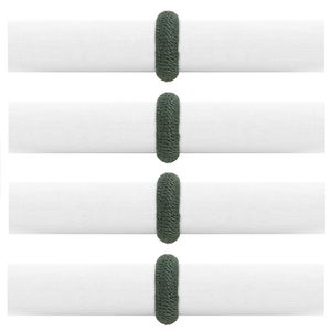 Argola de Guardanapo Copa e Cia Rayon 4 Peças Olive