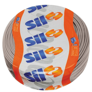 Cabo Flexível 4MM 50 Metros Cinza SIL Fios