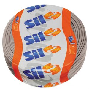 Cabo Flexível 2,5MM 100 Metros Cinza SIL Fios