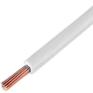 Cabo Flexível Torcido 2,5MM 100 Metros 300V Branco SIL Fios