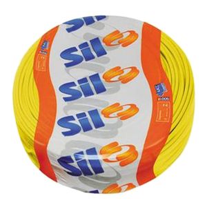 Cabo Flexível 6MM 25 Metros Amarelo SIL Fios