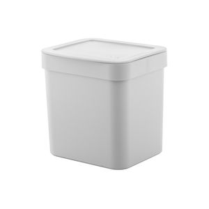 Lixeira Ou Trium 2,5L Branco Fechado