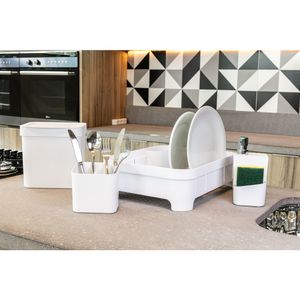 Lixeira Ou Trium 2,5L Branco Fechado