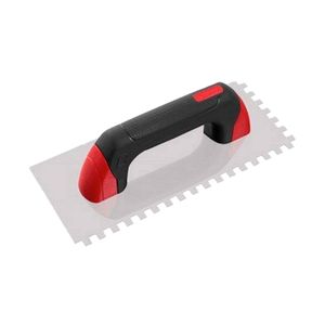 Desempenadeira Cortag Dentada 10X10 Inox Cabo Emborrachado